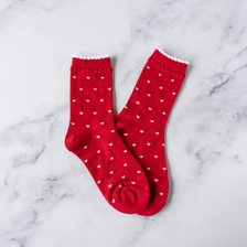 Always Lovely Socks - Red