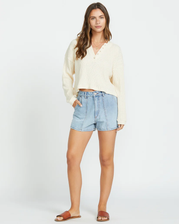 Good Catch Long Sleeve Knit - Whitecap