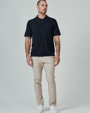 Venice Sweater Polo - Navy