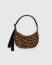 Small Nylon Crescent Bag - Leopard Small Nylon Crescent Bag - Leopard