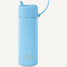 20 Oz Reusable Bottle With Flip Straw Lid - Sky Blue
