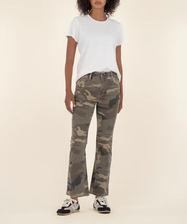 Kelsey High Rise Ankle Flare - Olive