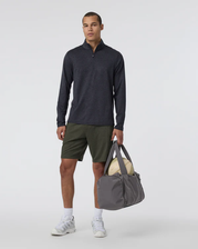 Ponto 1/2 Zip Mock Neck - Charcoal Heather