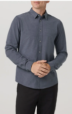 Bridge Button Up Long Sleeve - Moonlight