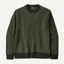Men's Recycled Wool-Blend Sweater - Finned: Old Growth Green Men's Recycled Wool-Blend Sweater - Finned: Old Growth Green