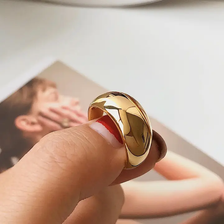 Roscoe Chunky Dome Ring - Gold