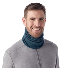 Thermal Merino Reversible Neck Gaiter - Twilight Blue Heather
