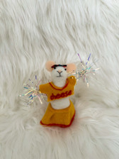 Wool Felt Sporty Mouse - Cheer