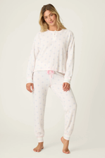 Ski Jammie PJ Set - Ivory