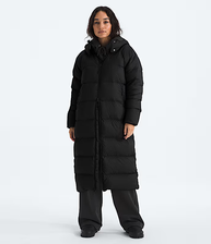 Women's Hydrenalite City Long Down Hooded Parka - Black