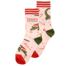Snappy Holidays Socks - Alligator