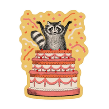 Raccoon Surprise Sticker
