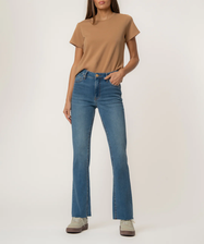 Kelly High Rise Kick Flare - Senses with Dark Base Wash