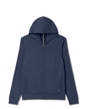 Ponto Full Zip Hoodie - Azure Heather