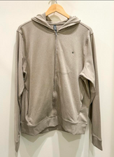 Ponto Full Zip Hoodie - Truffle Heather