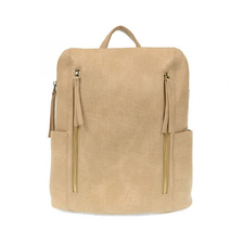 Raegan Double Zip Backpack - Buff