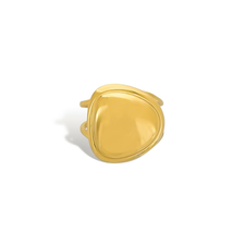 Adjustable Pebble Ring - Gold