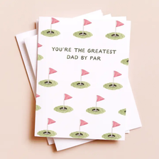 Greatest Dad By Par Card