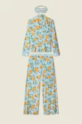 Citrus Dreams PJ Set - Morning Blue