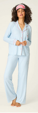 Western Blooms PJ Set - Dream Blue