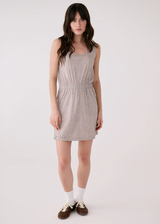 Sofia Scoop Neck Dress - Eden Pebble