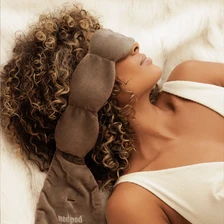 Weighted Sleep Eye Mask - Mocha