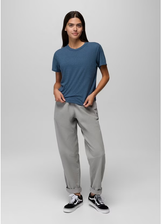 Cozy Up Short Sleeve Crew - Bluff Blue