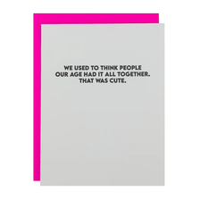 Used To Think Card