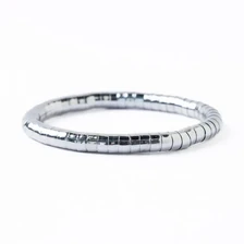 Lucille Round Bead Bracelet - Silver