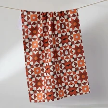 Quilt Work Tea Towel - Halloween Multi