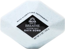 Epsom Bath Bomb 5 Oz - Breathe