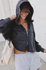 Dream Team Zip Up - Vintage Black