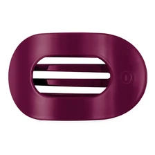 Medium Flat Round Clip - Mulberry