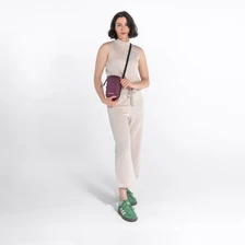 Simplicity Crossbody Wallet - Smoky Orchid Pink