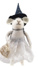 Wool Felt Halloween Mouse - Witch