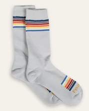 Yosemite Stripe Crew - Light Grey