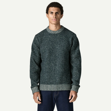 Men's Recycled Wool-Blend Sweater - Marlie: Summit Blue