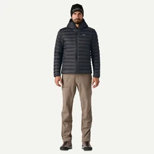 Men's Down Sweater Hoody - Black