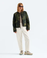 Women's Lhotse Lightweight Insulated Jacket - Woodland Green Yosemite Oak Print