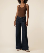 Maya High Rise Wide Leg - Amaze with Euro Base Wash