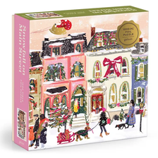 Snowfall On Main Street 1000 Piece Puzzle
