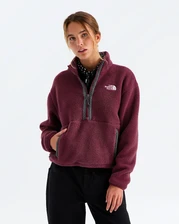 Women's Fleeski 1/4 Zip Pullover - Burgundy Crush
