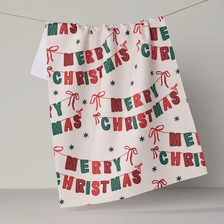 Christmas Banner Tea Towel - Multi