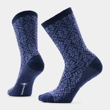Women's Cozy Traditional Snowflake - Deep Navy