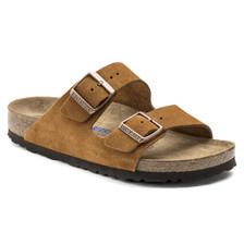 Arizona Soft Footbed - Mink Suede Leather Arizona Soft Footbed - Mink Suede Leather