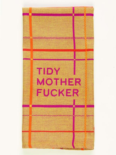 Woven Dish Towel | Tidy Motherfucker