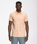 M's Short Sleeve Baytrail Jacquard Shirt - Apricot