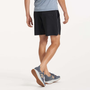 Trail Short - Black / Grey Stripe