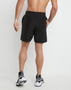 7 Reverse Weave Cut Off Shorts- Black