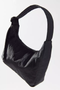 Mini Nylon Shoulder Bag - Black